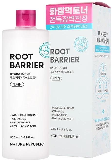 네이처리퍼블릭 루트 베리어 하이드로 토너, 1개, 500ml - 쿠팡