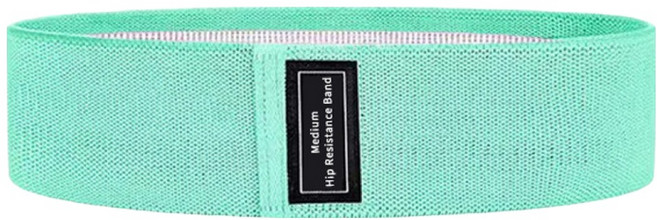 포유리빙 두꺼운 스쿼트 니트 힙업 탄력 루프밴드, 그린, 1개