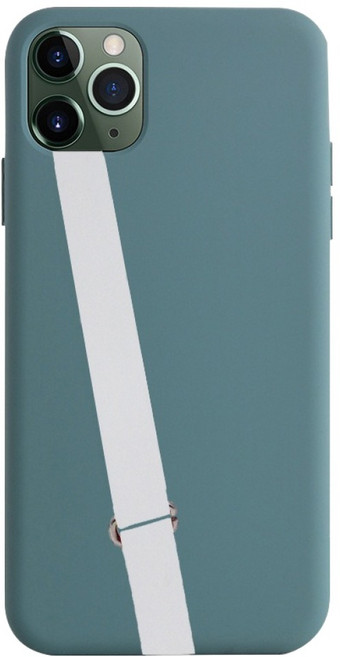 사인포스트 휴대폰 고리형 핑거 스트랩 1.2 x 22 cm, 화이트, 1개