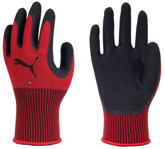 PUMA 止滑工作手套 PG-1350 XL, 紅色, 1套