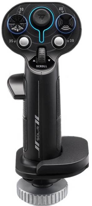 트러스트마스터 SOL-R3 AVA ADD-ON GRIP 비행조이스틱, 1개