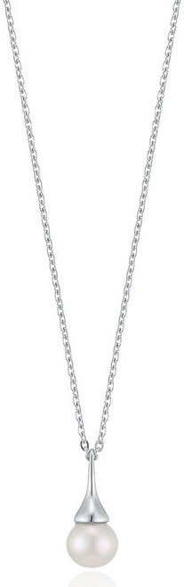 로이드 여성용 실버 925 담수진주 워터드롭 목걸이 LLNS60845S