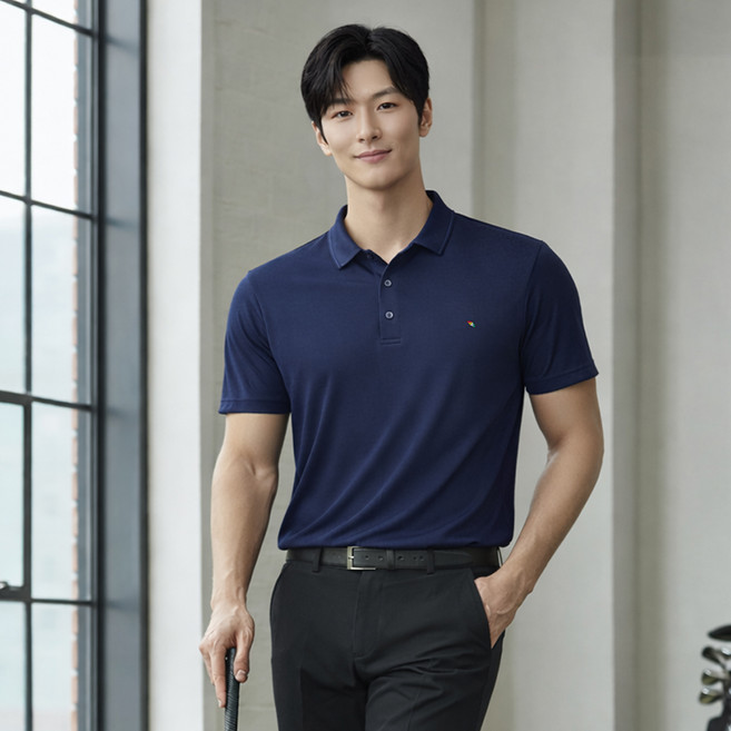 아놀드파마 남성용 반팔 PK 카라 티셔츠 AMTB101