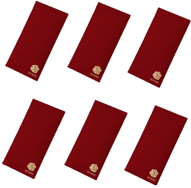 리버폭스 마음담은 용돈봉투, 장미, 6개