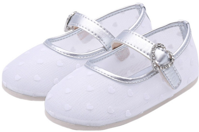 키펀트 하트블룸 메쉬 메리제인 구두 U-12