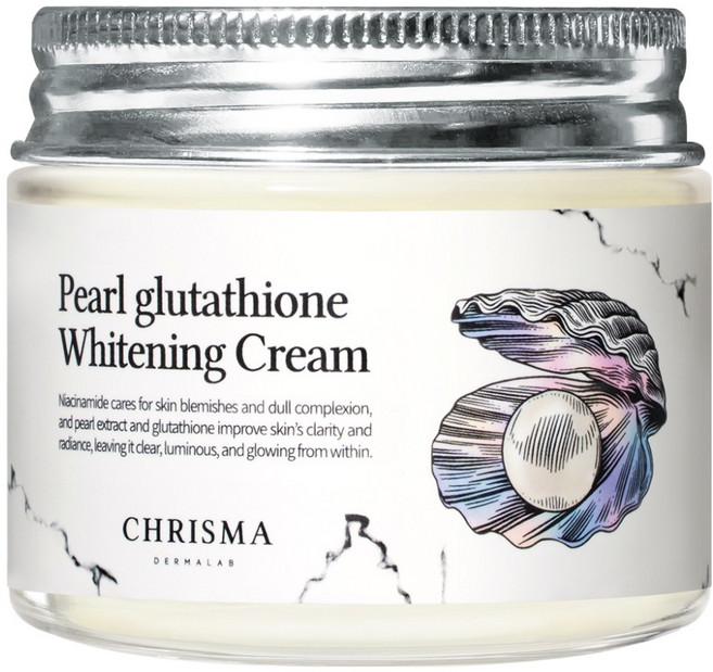 크리스마 더마랩 진주 글루타치온 화이트닝 크림, 1개, 70ml