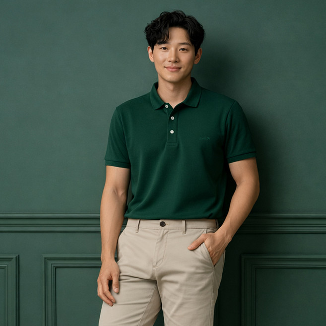 아놀드파마 남성용 반팔 PK 카라 티셔츠 AMTB101