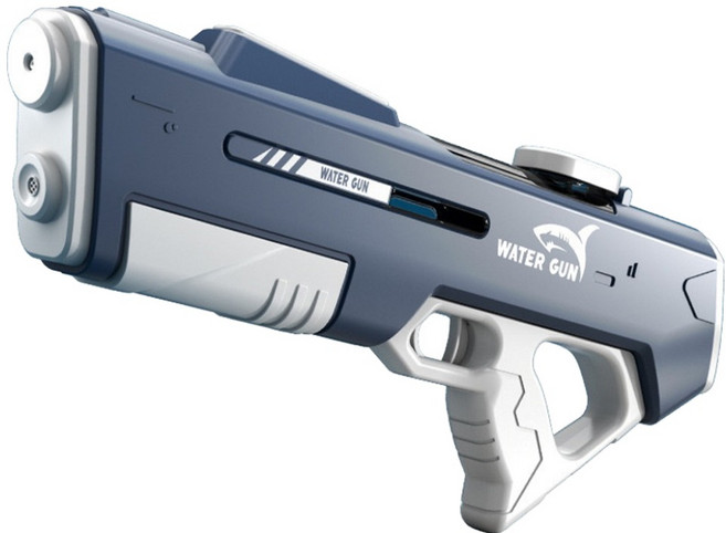 다다랜드 모던샷 대형 물탱크 전동 물총 너프건, 블루, 1개