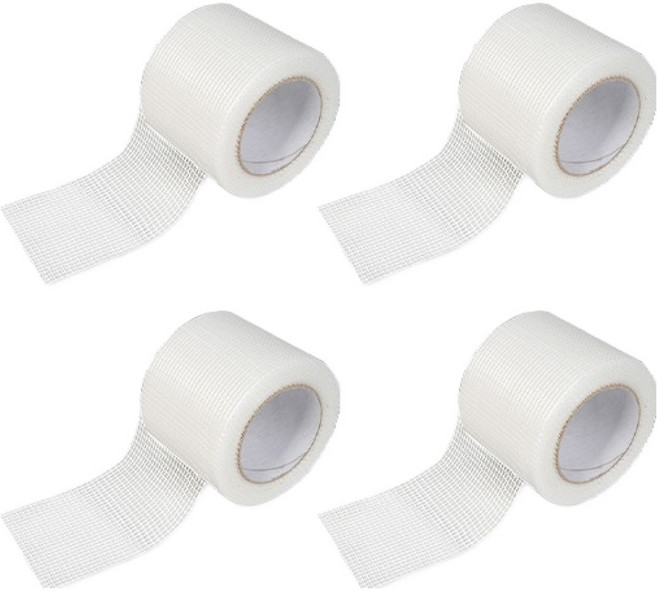 올커버 석고보드 보수용 망사 메쉬테이프 5cm × 25m, 4개