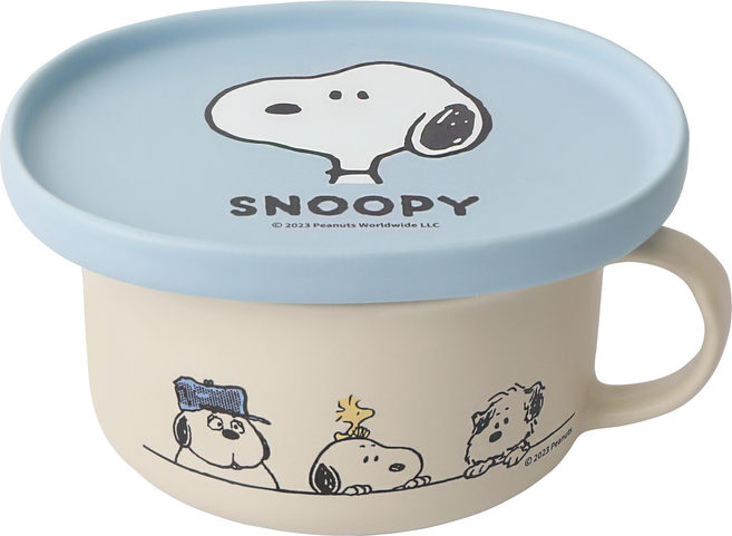 norns Peanuts 陶瓷碗盤組, 史努比, 1套, 盤子 + 泡麵碗