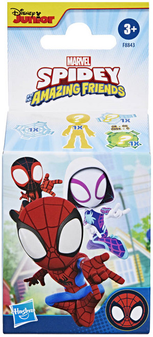 MARVEL 漫威 蜘蛛人與他的神奇朋友們 2.5吋收藏盲盒, 混合顏色, 1個