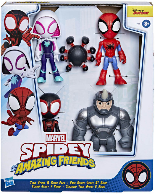 MARVEL 漫威 蜘蛛俠與他的神奇朋友們 4吋人物5件組, 混合顏色, 1個