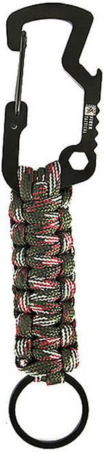 파이커택티컬 EDC 멀티 택티컬 키링, 블랙 + 카모, 1개