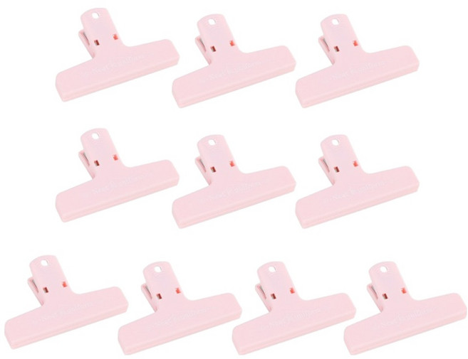 비아토리 다용도 밀봉 집게, 핑크, 10개