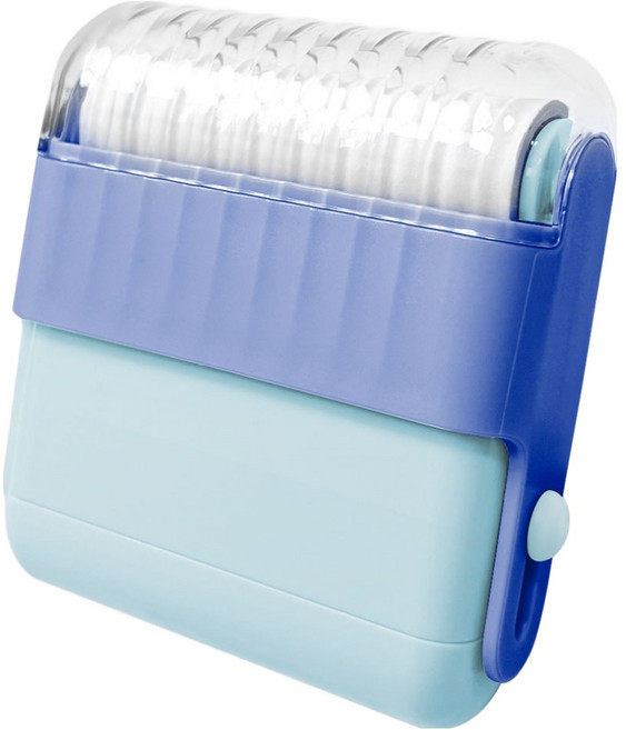 월드크린 3in1 미니 털 제거 돌돌이 블루, 1개