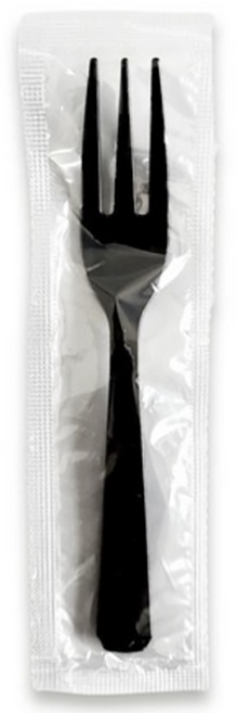 생활을그리다 일회용 미니 포크 블랙 12cm, 100개, 1개입