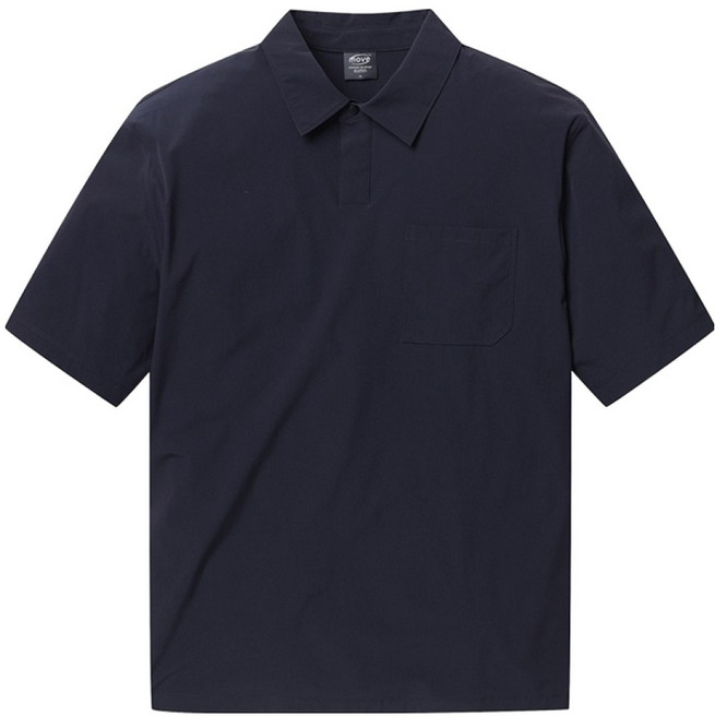 폴햄 남성용 쿨무브 우븐 카라형 반팔 티셔츠