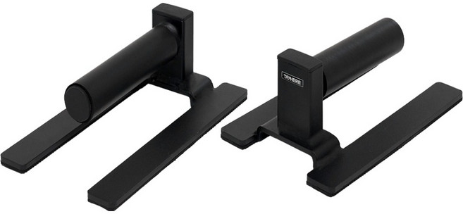 트라히어 스틸 저상형 푸쉬업바 좌우 세트, PB3, 블랙