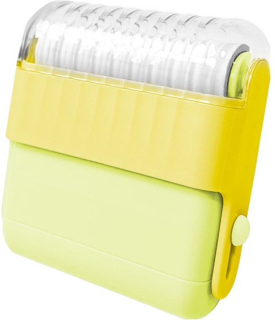 월드크린 3in1 미니 털 제거 돌돌이 옐로우, 1개