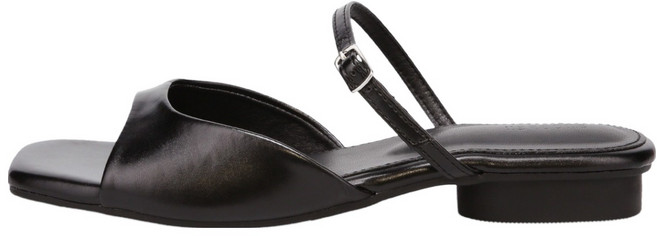 슈펜 여성용 커브 스트랩 슬라이드 샌들 2cm HPWWIGS602