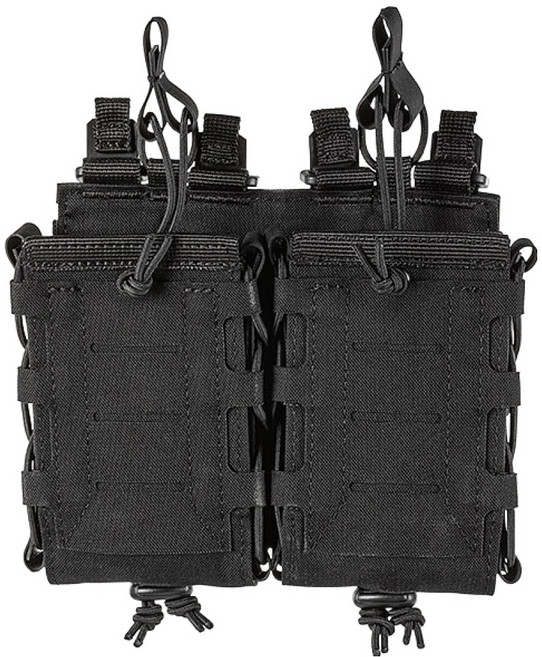 5.11 Tactical Flex 雙聯多口徑彈匣袋, 1個, 黑色