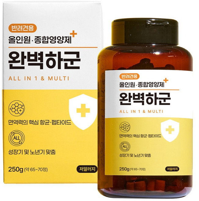 애니먼 강아지 완벽하군 올인원 종합 영양제, 250g, 종합영양제, 1개
