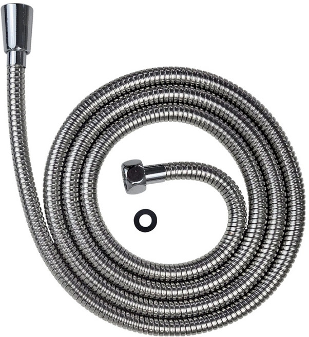 BK 스테인리스 샤워호스 투손15, 실버, 2m