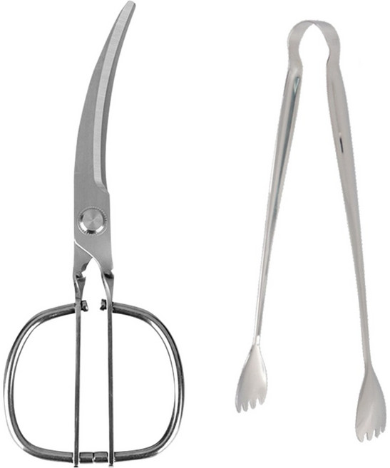 제우스 올스텐 HB가위 + 튤립집게 곡선 대 세트, 1세트, 가위 + 튤립집게 곡선