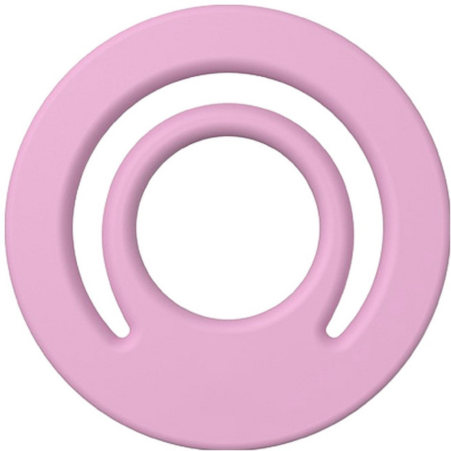 사인포스트 맥세이프 소프트 실리콘 핸드폰 핑거그립, 핑크, 1개