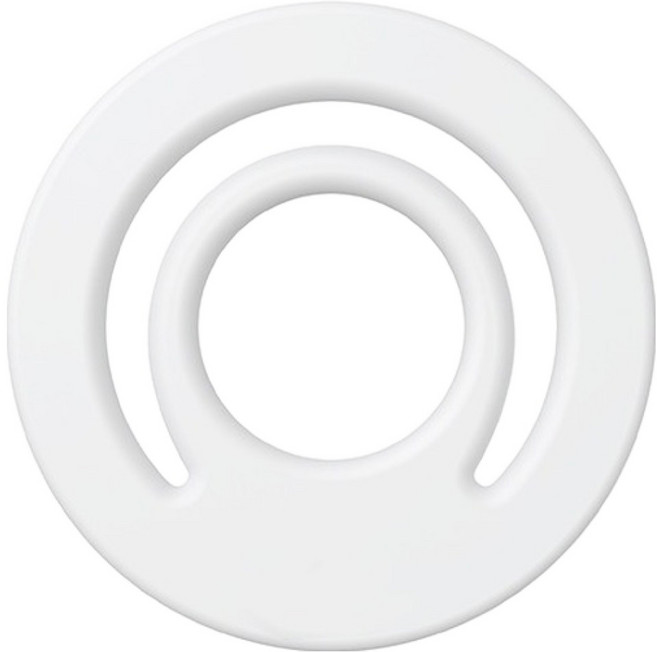 사인포스트 맥세이프 소프트 실리콘 핸드폰 핑거그립, 화이트, 1개