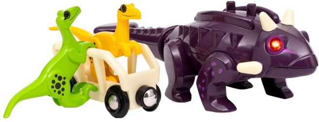 브리오 다이노 안킬로사우루스 장난감 세트 36082, 혼합색상, 1세트