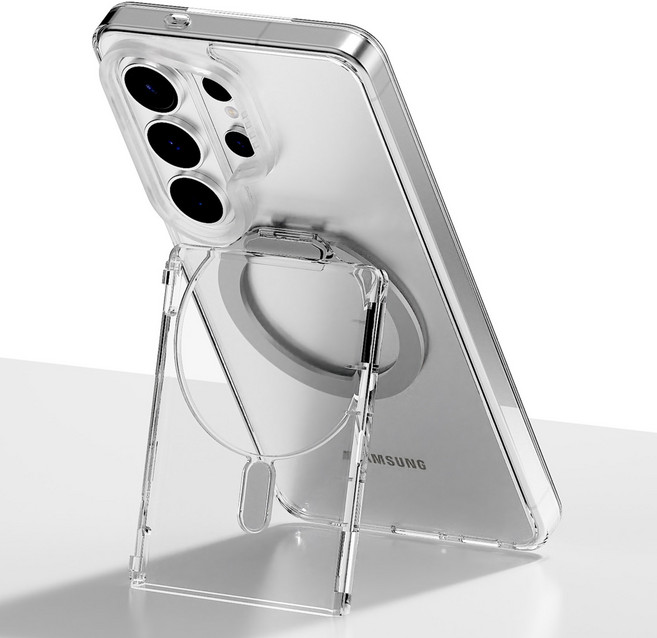 아이히트코리아 아이폰 갤럭시 맥세이프 프라임핏 스탠드 카드 2장 수납 거치 부착형 홀더 지갑 케이스, 혼합색상, 1개