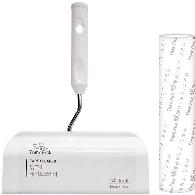 띵크픽 사선컷팅 테이프 클리너, 1개