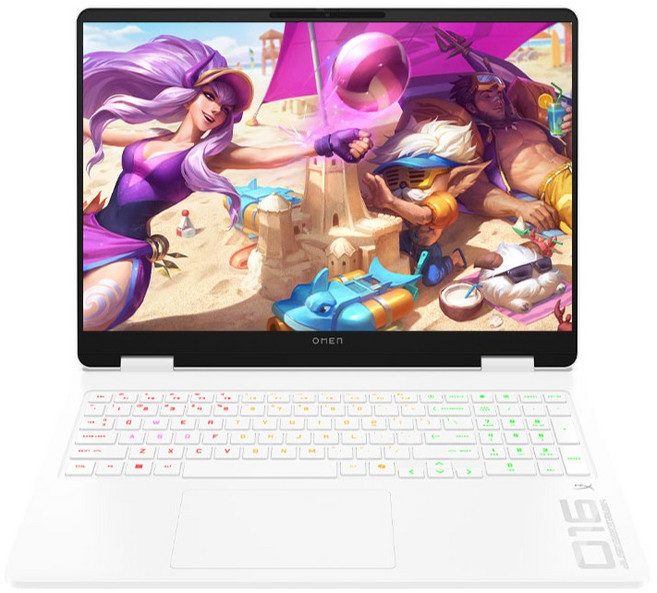 HP 2025 오멘 16 라이젠 AI 라이젠 AI 300 시리즈 지포스 RTX 5060, Ceramic White, 512GB, 16GB, Free DOS, 16-ap0107AX_T1