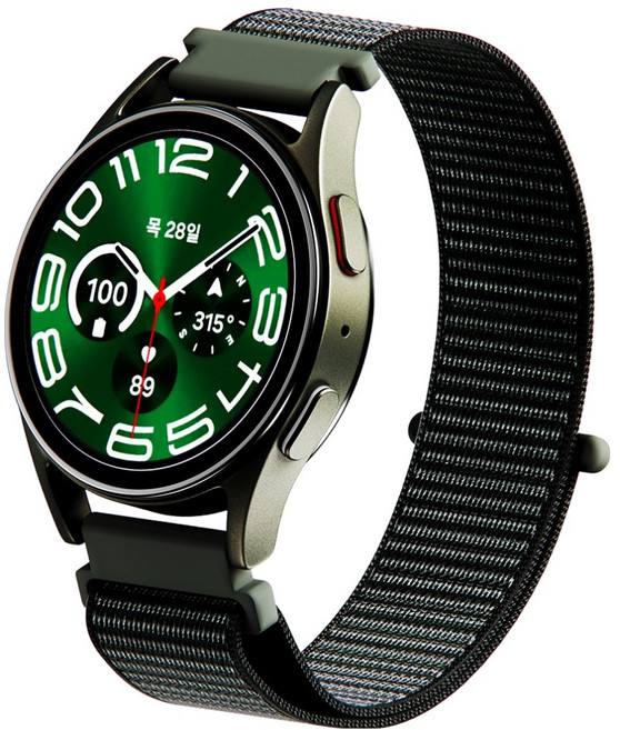 빅스킷 경량 나일론 스포츠 스트랩 밴드, 카키모스, 1개