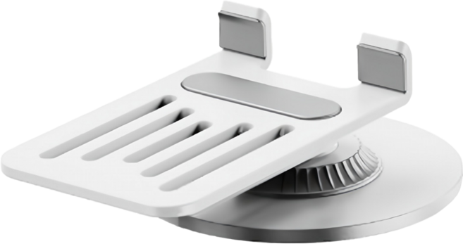 Kyhome 三折升降桌面手機支架, 白色, 1個