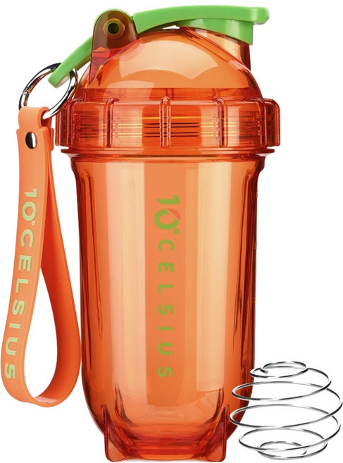 10도씨 트라이탄 불릿쉐이커 + 스트랩 세트, 1세트, 500ml, 엠버