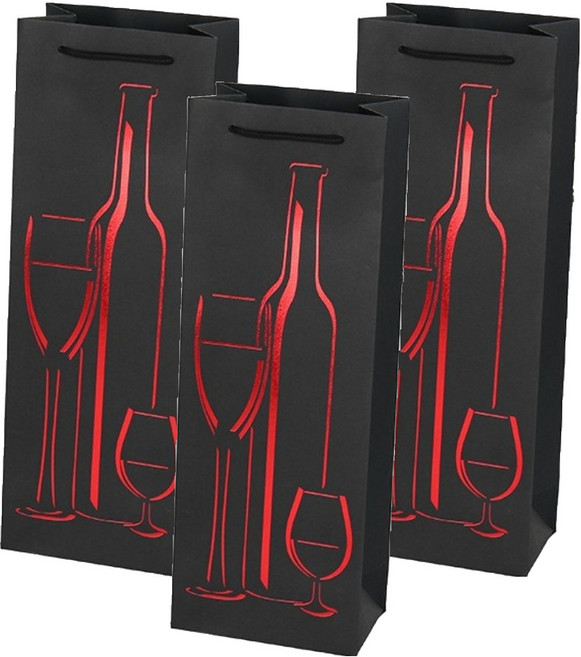 코레시스 센스있는 와인 선물박스 싱글 9 x 9 x 35 cm, TYPE13, 3개