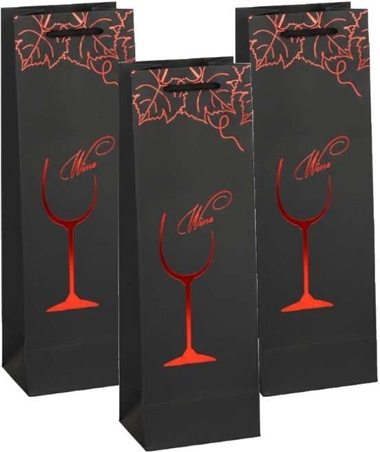 코레시스 센스있는 와인 선물박스 싱글 9 x 9 x 35 cm, TYPE17, 3개