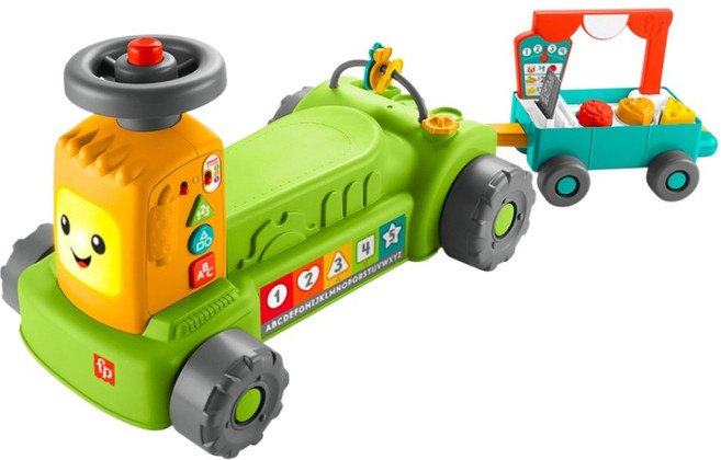 fisher-price 費雪 農場市集拖拉車, 混和顏色, 1個