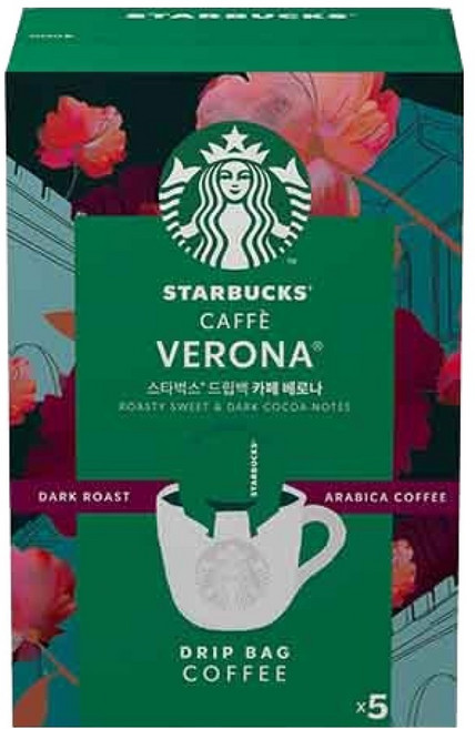 STARBUCKS 星巴克 濾掛咖啡 威洛納, 45g, 1個