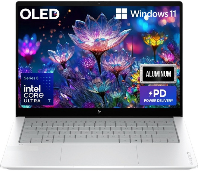 HP 2026 옴니북 X 14 코어Ultra7 인텔 14세대, Glacier silver, 14-ka0066TU, 512GB, 32GB, WIN11 Home