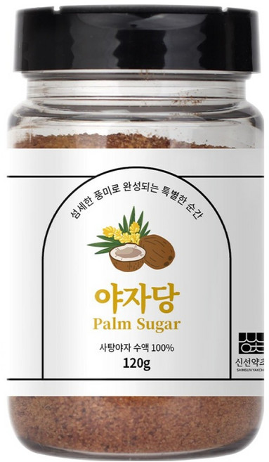 신선약초 비정제 야자당, 120g, 1개