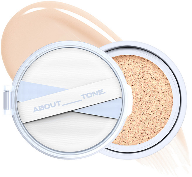 어바웃톤 워터 레이어 핏 쿠션 리필 14g, 21.5 웜 베이지, 1개