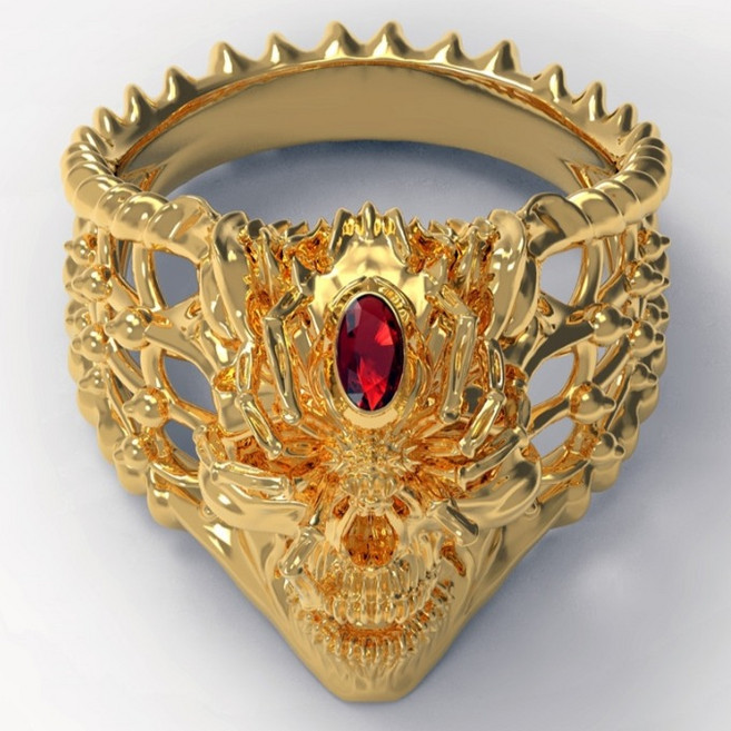 수스다 와일드 스파이더 우정 패션 반지