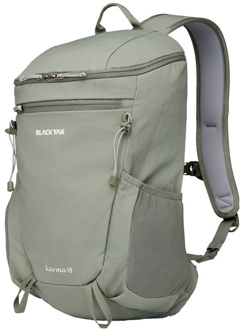 블랙야크 공용 카르마 배낭 18L 2BYKSXV904 방수커버 포함, 라이트카키