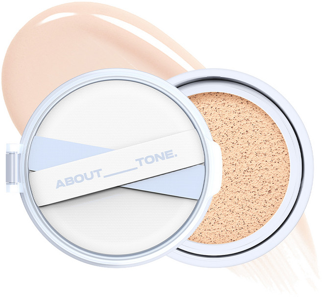 어바웃톤 워터 레이어 핏 쿠션 리필 14g, 21 쿨 라이트, 1개