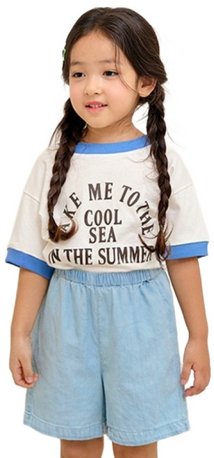 유니프랜드 링거 반팔 티셔츠