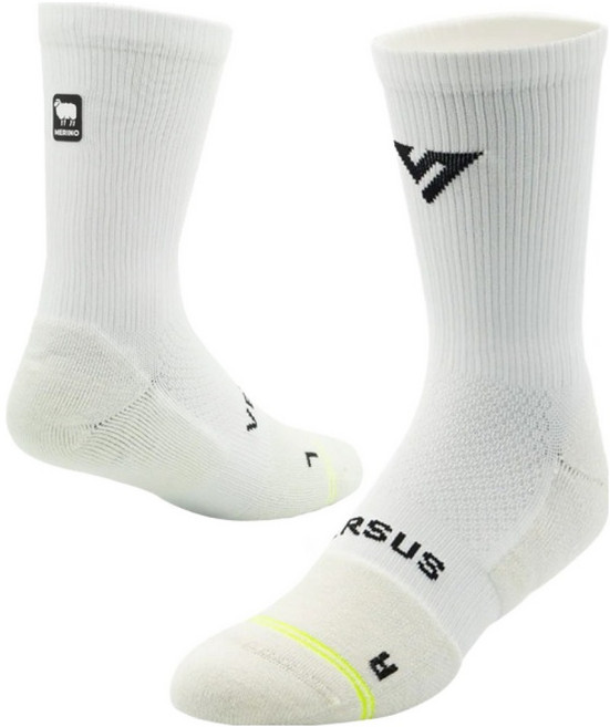 Versus 美麗諾羊毛運動襪, 1個, White Polar