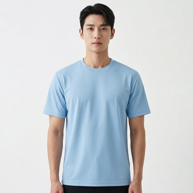 티팜 남녀공용 UN 드라이쿨 반팔 라운드 티셔츠 2p